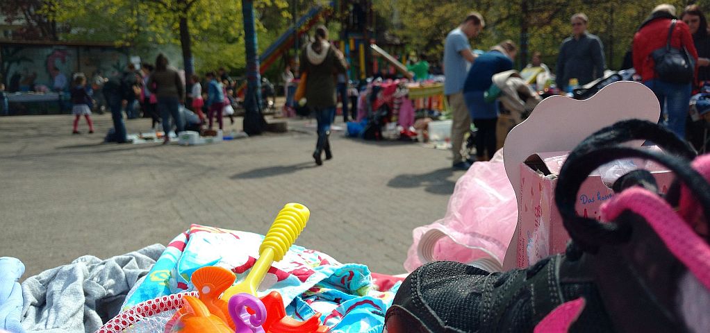 Read more about the article Trödel / Flohmarkt im Spielhaus ab 6. Mai 2017